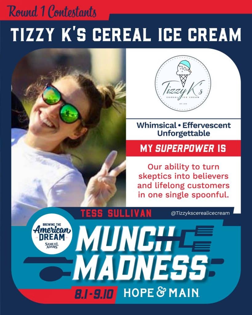 Munch Madness Tizzy K's Cereal Ice Cream