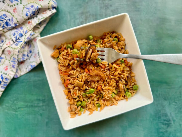 Indonesian Fried Rice with Chicken